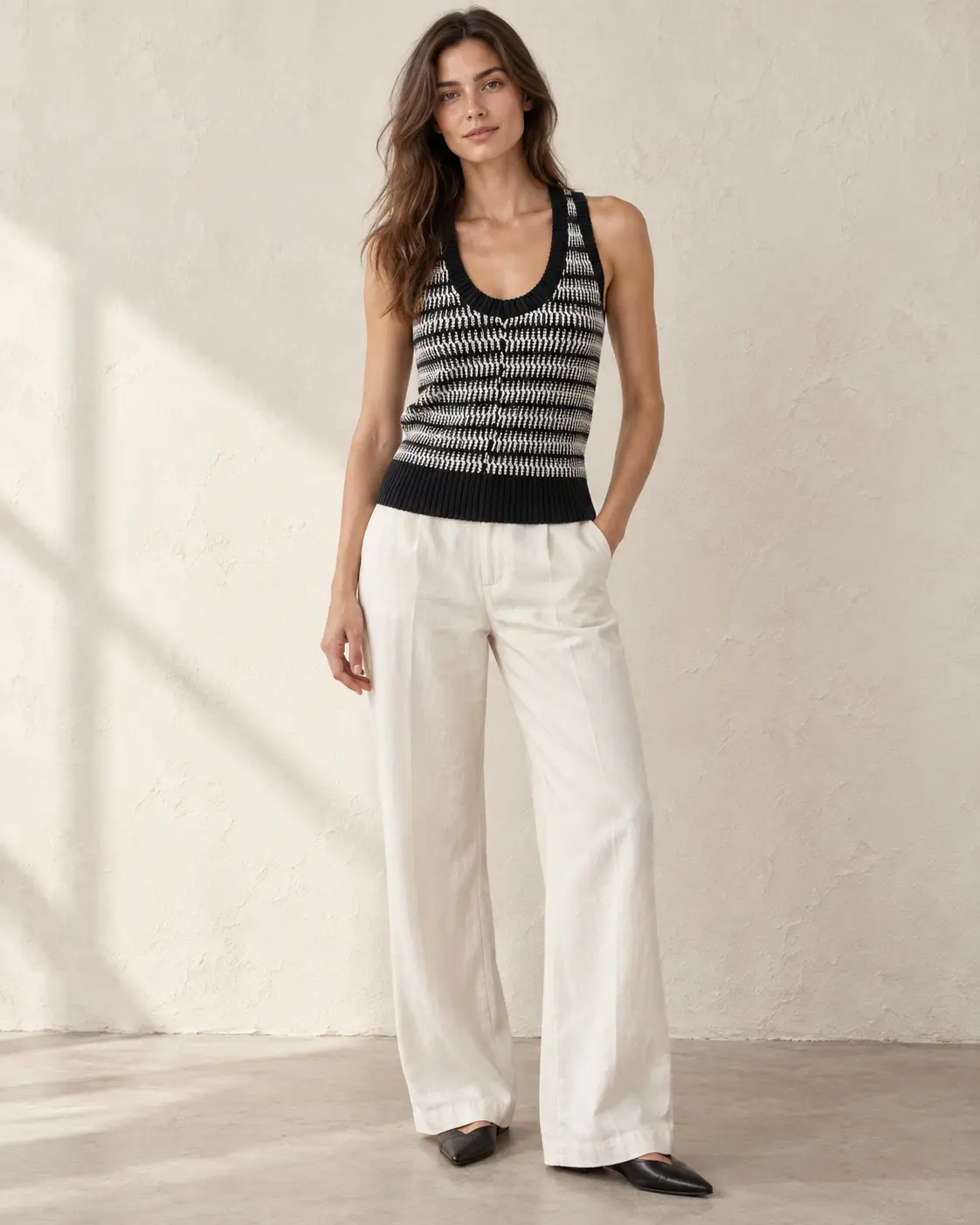 Graphic Knit Vest