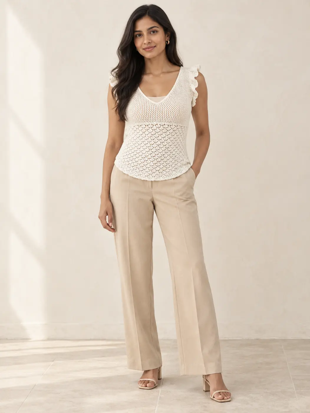 Ivory Openwork Tank